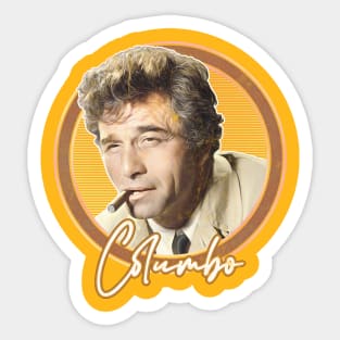 Columbo / Vintage Faded Style TV Fan Design Sticker